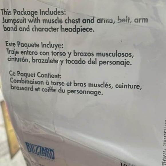 BRAND NEW boy overwatch lucio halloween jumpsuit cosplay costume size L 10-12 - Picture 7 of 10